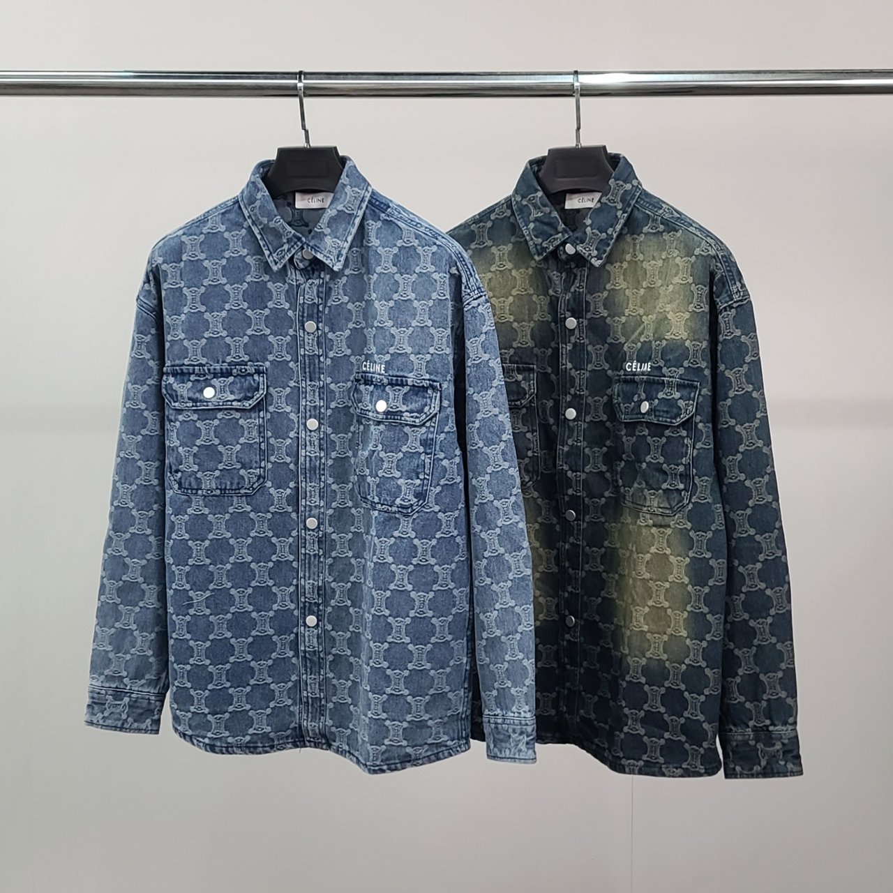 CELINE 셀린느 트리옹프 데님 셔츠 2COLOR