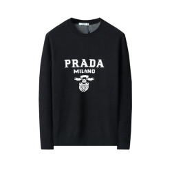 PRADA 프라다 밀라노 로고 니트