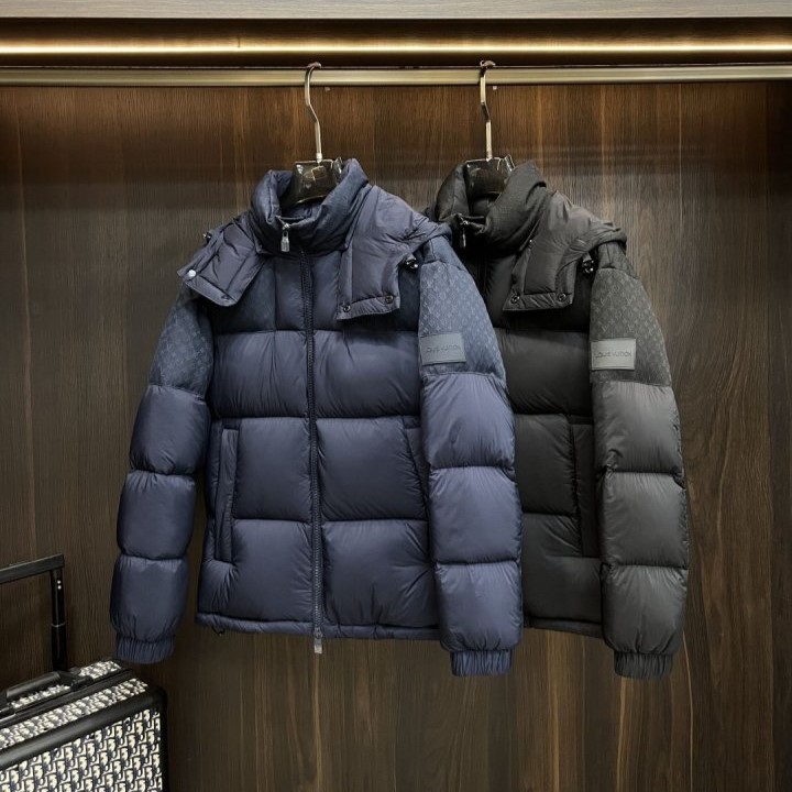 LOUIS VUITTON 루이비통 모노그램 배색 다운 패딩