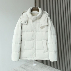 PRADA 프라다 메탈 플레이트 다운 패딩 2COLOR