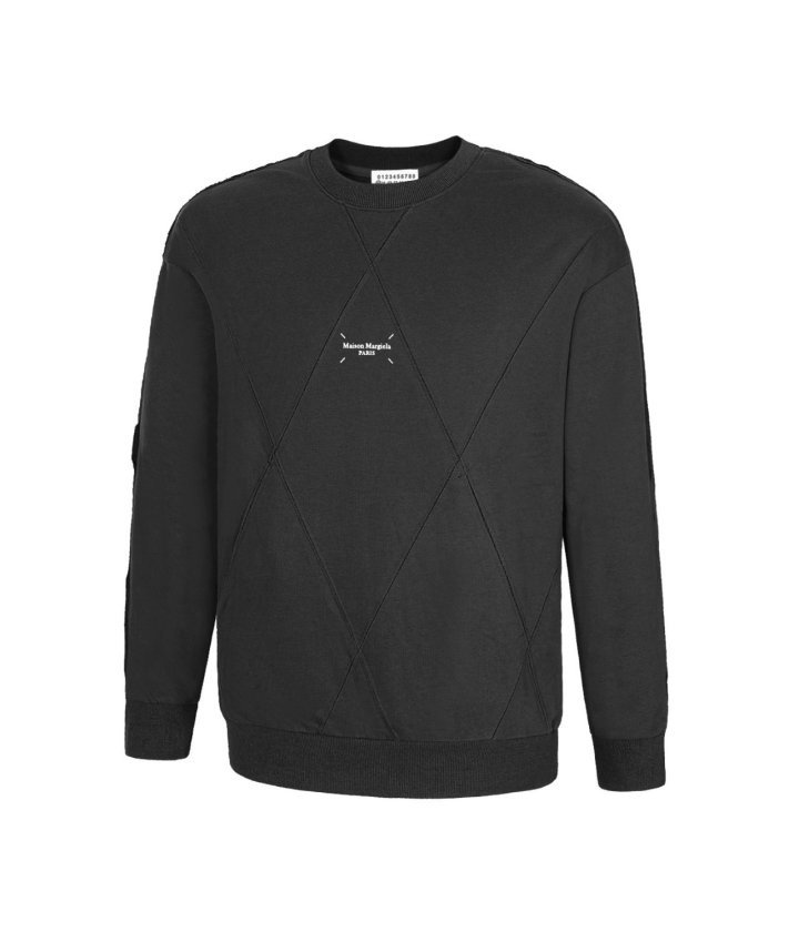 ●12월 판매 3위● MAISON MARGIELA 메종마르지엘라 빈티지 포켓 맨투맨 2COLOR