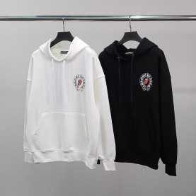 CHROME HEARTS 크롬하츠 립 말굽 오버핏 후드티