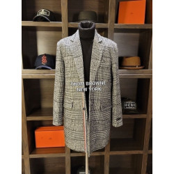THOM BROWNE 톰브라운 시그니처 글렌 삼선 뉴 하프 코트