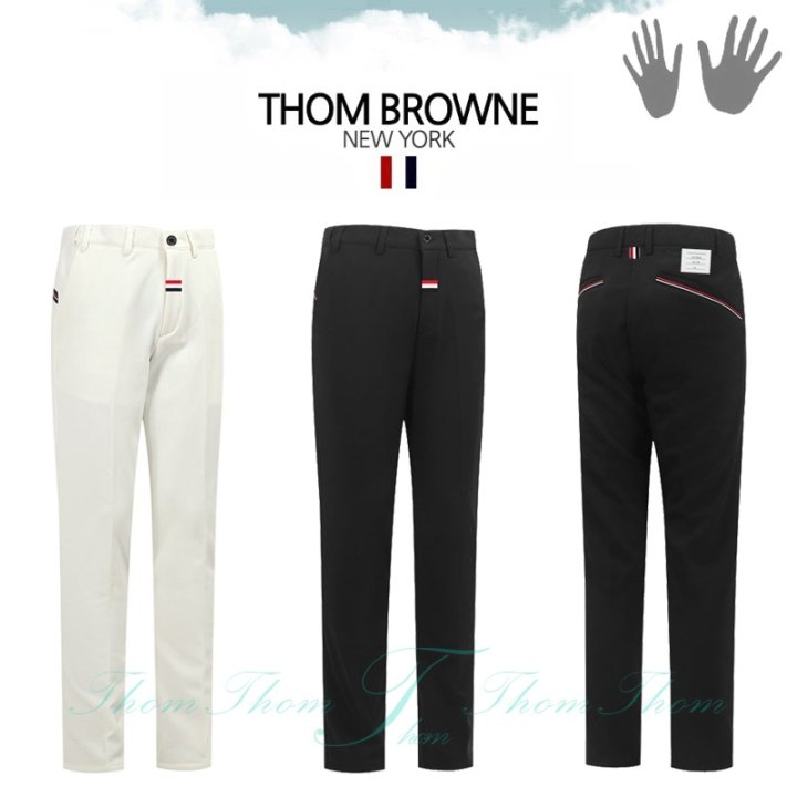 THOM BROWNE 톰브라운 모츠 기모 밴딩 팬츠