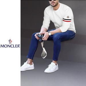 MONCLER 몽클레어 컬러라인 라운드 니트 3COLOR