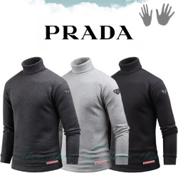 PRADA 프라다 베이직 기모 롱 폴라