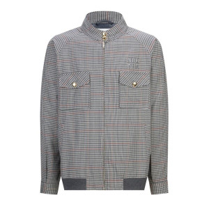 MIUMIU 미우미우 체크 블루종 자켓