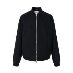 MIUMIU 미우미우 엠브로이더드 울 블루종 자켓