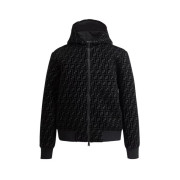 FENDI 펜디 모노그램 벨벳 후드 집업 블루종 자켓