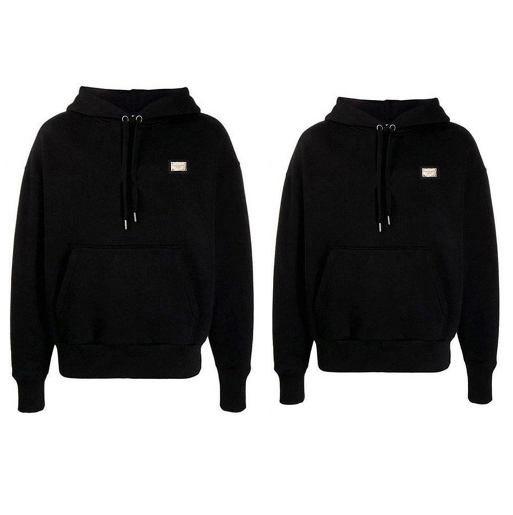 DOLCE&GABBANA 돌체앤가바나 밀라노 골드 플레이트 후드티