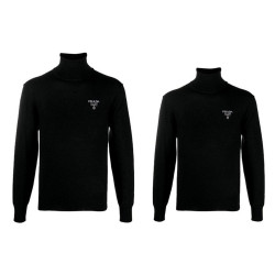 PRADA 프라다 밀라노 자수 터틀넥