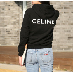 CELINE 셀린느 백로고 네임 커플 후드티