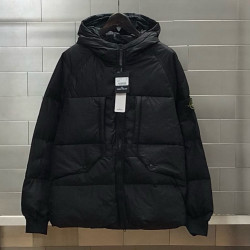 STONE ISLAND 스톤아일랜드 크링클랩스 와펜 다운 패딩 자켓