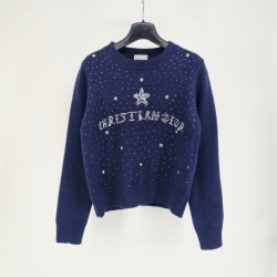 DIOR 디올  큐빅 라운드 니트 2COLOR