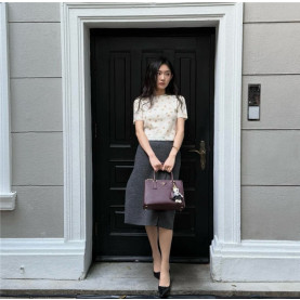 PRADA 프라다 사피아노 갤러리아 미디움 토트백 1BA863