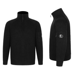 C.P COMPANY C.P컴퍼니 렌즈와펜 램스울 반집업 니트 스웨터 2COLOR