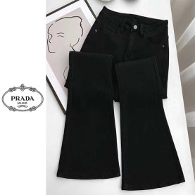 PRADA 프라다 기모 부츠컷 팬츠