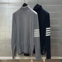 THOM BROWNE 톰브라운 4BAR 캐시미어 니트 터틀넥