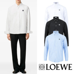 ●3월 판매 9위● LOEWE 로에베 아나그램 자수 옥스포드 셔츠