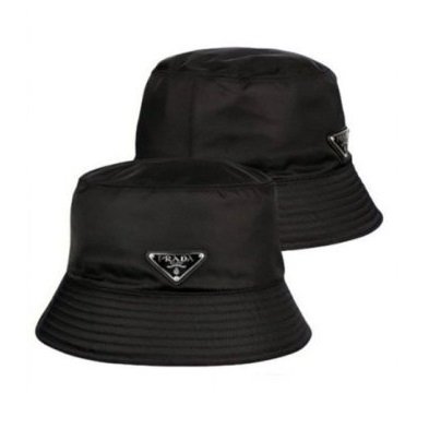 PRADA 프라다 메탈 로고 버킷햇