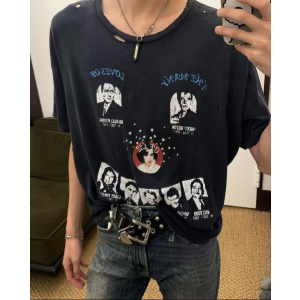 PALY HOLLYWOOD 팔리할리우드 3912 러브스 오브 리즈 구제 워싱 반팔