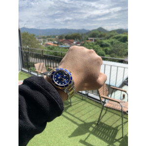 ●실사● 로렉스 서브마리너 청콤 40mm 스위스무브