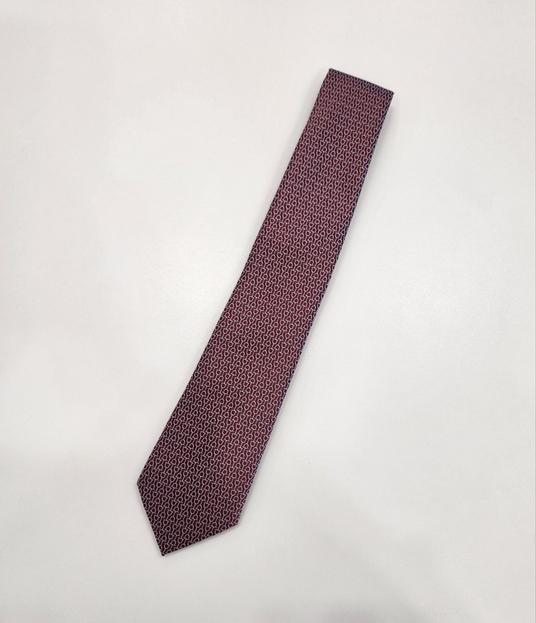 HERMES 에르메스 캐미르 실크 넥타이