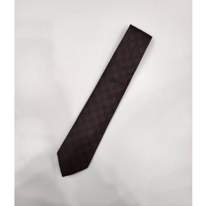 LOUIS VUITTON 루이비통 다미에 패턴 실크 넥타이