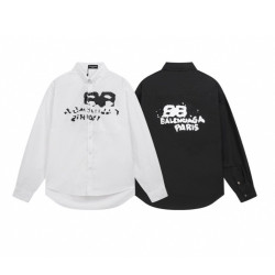 BALENCIAGA 발렌시아가 02 핸드드로우 로고 셔츠