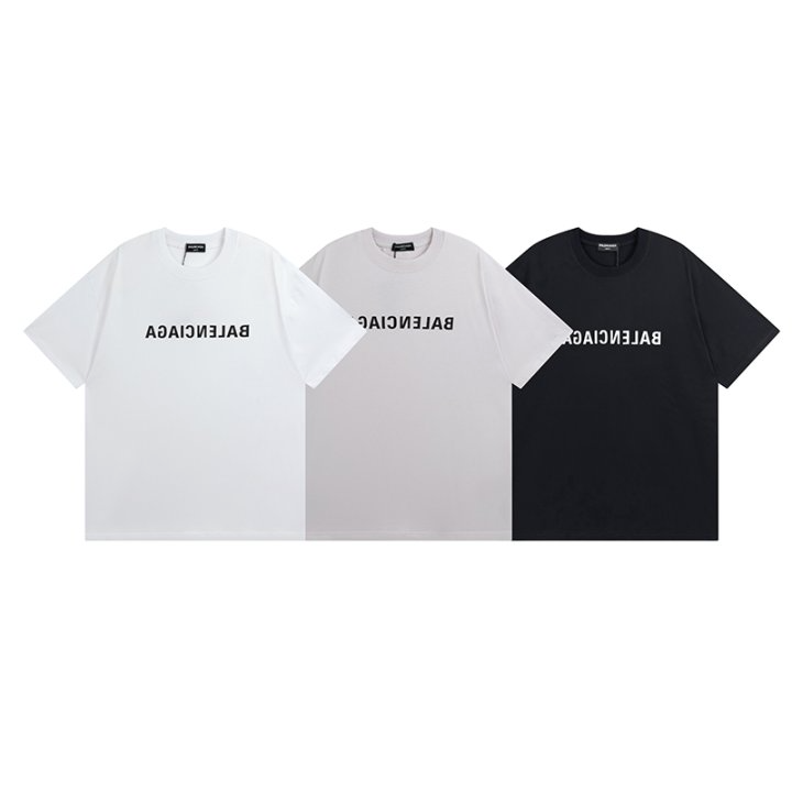 BALENCIAGA 발렌시아가 2343 리버스 로고 반팔