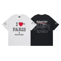 BALENCIAGA 발렌시아가 3225 아이러브파리 반팔