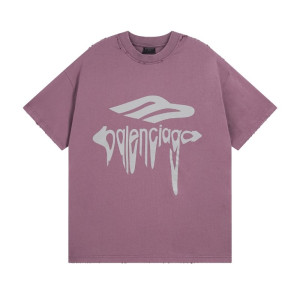 BALENCIAGA 발렌시아가 3251 3B 리퀴파이드 구제 워싱 반팔