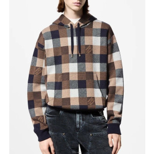 LOUIS VUITTON 루이비통 다미에 캐시미어 울 후드