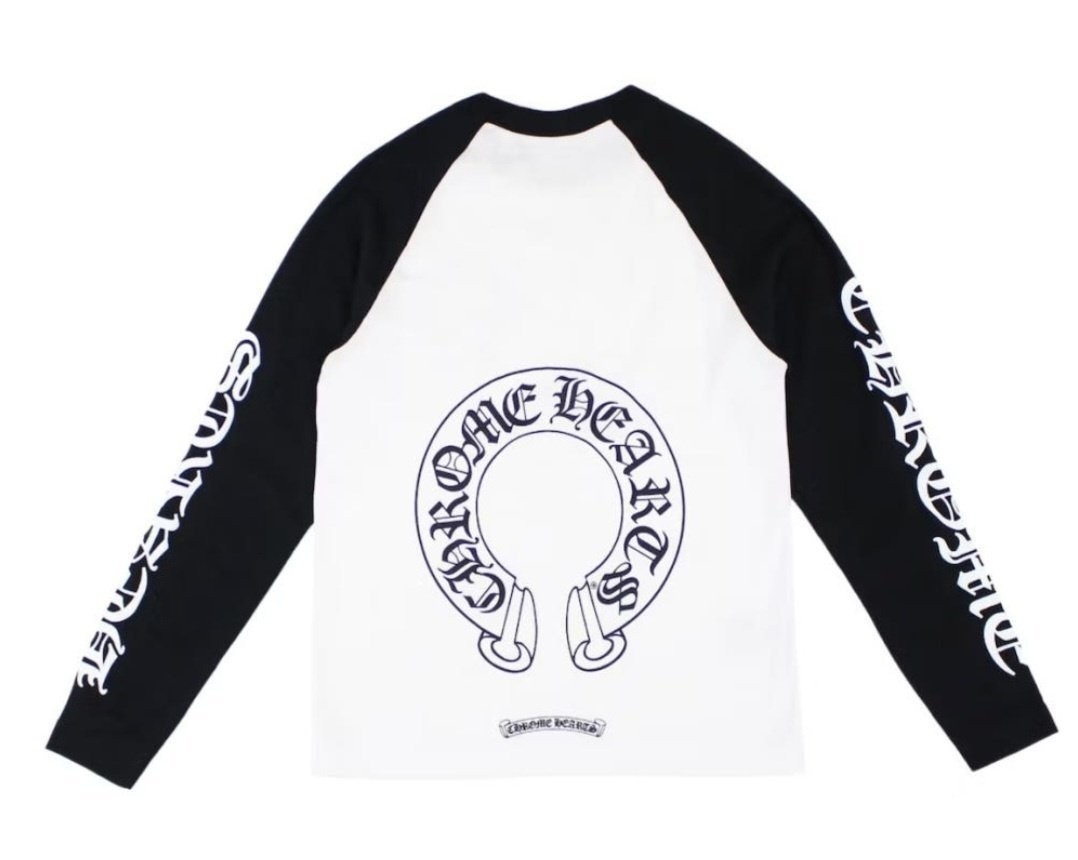 CHROME HEARTS 크롬하츠 홀스슈 Baseball 티셔츠