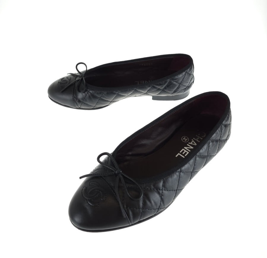 ●실사● 샤넬 퀼팅 발레리나 플랫 슈즈