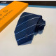 LOUIS VUITTON 루이비통 스트라이프 스퀘어 패턴 넥타이 (1547)