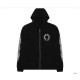 CHROME HEARTS 크롬하츠 홀스슈 플로랄 플리스 후드집업