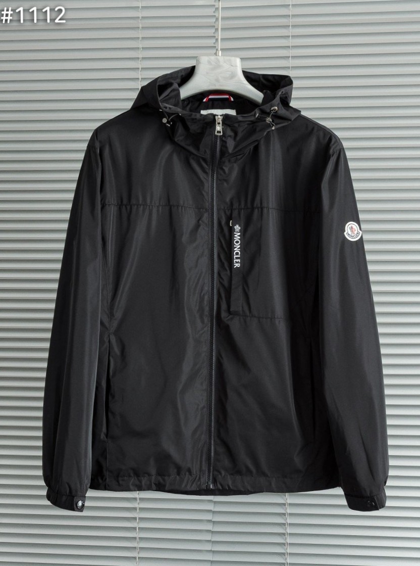 MONCLER 몽클레어 포켓 레터링 후드 바람막이 자켓