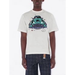 BURBERRY 버버리 카 코튼 티셔츠