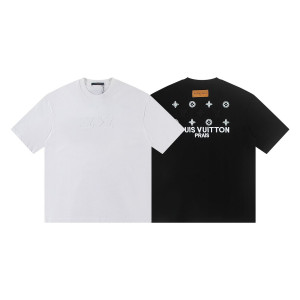 LOUIS VUITTON 루이비통  6369 모노그램 자수 로고 반팔