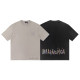 BALENCIAGA 발렌시아가 6437 네일 폴리시 로고 구제 워싱 반팔
